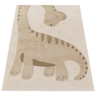 KADIMA DESIGN Dino Kinderteppich 80 x 150 cm Beige
