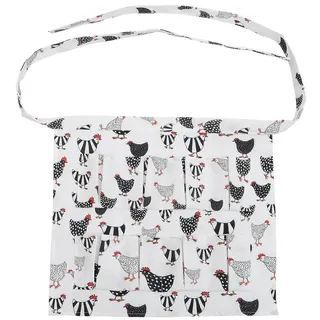Schürzen Für Erwachsene, Eierhalter Für Den Bauernhof, Eiersammelschürze, Enteneierschürze, Eierschürze Für Frische Eier-40x37cm-black