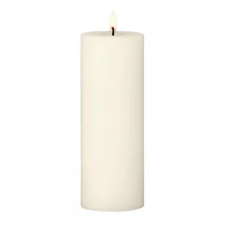 ester & erik LED-Kerze LED Blockkerze Ivory (20cm)