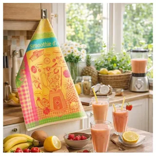 Garnier Thiebaut Geschirrtuch Smoothie D'Ete Fruite 56x78 cm Baumwolle