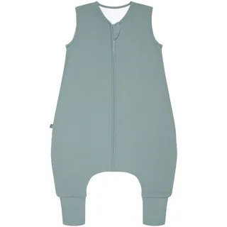 EMMA & NOAH Schlafsack mit Füßen Essential Mint, 80