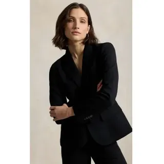 Polo Ralph Lauren für Damen. 211B16851002 Klassische amerikanische schwarz (42), Lässig, Polyester