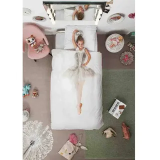 Snurk Bettwäsche Ballerina, Baumwolle, 2 teilig weiß