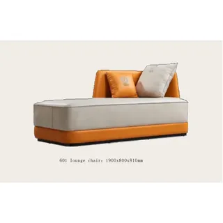 Liege Moderne Leder Komfort Luxus Liegen Liegesessel Relaxliege Chaiselongue Neu