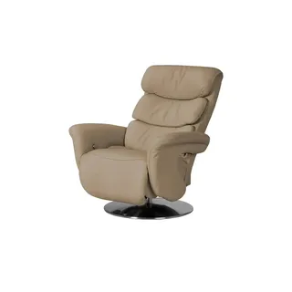 HIMOLLA Relaxsessel 7628 Leder 83 x 107 x 88 cm Beige