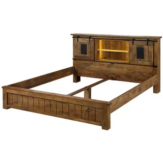 MASSIVMOEBEL24.DE Railway LUX 180 x 200 cm Beige