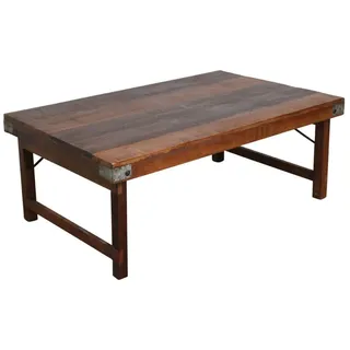 Raw Materials Amsterdam Couchtisch Raw Materials rustikaler Couchtisch 120x72 Holz Industrial klappbar (1-St)