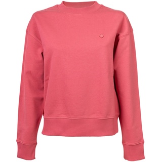 GANT Damen Sweatshirt - D1. ICON G Essential C-Neck Sweat, Rundhals, Logo Rosa S