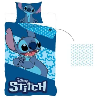 Disney Lilo & Stitch Bettwäsche Blau 140 x 200 cm