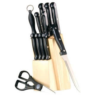 Caterado 12-teiliges Messerset ORION mit Holz-Block