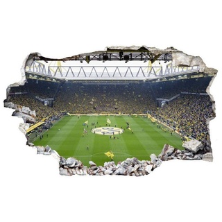 Wall-Art Wandtattoo Borussia Dortmund Fan Choreo (1 St), selbstklebend, entfernbar bunt 40 cm x 24 cm x 0,1 cm