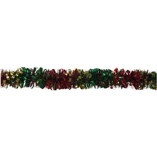 Dmora - Weihnachtsdekoration Zinal, Weihnachtsdekor, Weihnachtsornament, Festliche Dekoration, Made in Italy, 1000x8 h8 cm, Regenbogen