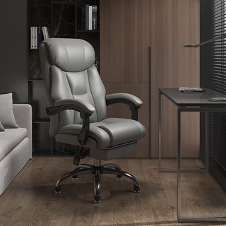 Bürostuhl, Gaming-Stuhl, Computerstuhl, Chef-Bürostuhl mit Rollen, ergonomischer Leder-Schreibtischstuhl, hohe Rückenlehne, Verstellbarer Computerstuhl, bequemer Chef-Stuhl, Arbeitsstuhl für