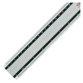 M+R Lineal 718400000, 40 cm, Aluminium, silber