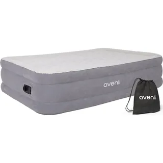 Avenli Luftmatratze selbstaufblasend 2 Personen 203x152x46cm Luftbett mit Elektropumpe