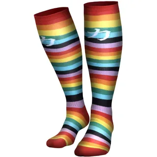 Strength Shop Sport Kompressionsstrümpfe Herren & Damen, 1 Paar (Bunt), Einheitsgröße (39-48.5), atmungsaktive & schweißabsorbierende Kompressionssocken für Gewichtheben, Deadlift & Co.