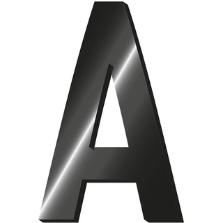 Legami - Aufkleber aus Metall, My Initial, Buchstabe A, max. 2,5 cm, Höhe 2,5 cm, Personalisieren Sie Ihr Zubehör, Einweg