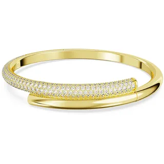 Swarovski Dextera Armreif, Gold mit Swarovski-Kristallen 5674980 Größe S