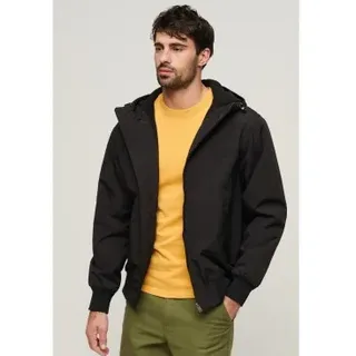 Superdry für Herren. M5011876A Surplus Bomberjacke schwarz (XL), Lässig, Polyester, Langarm