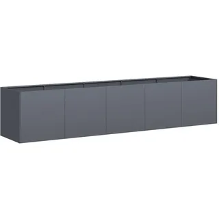 vidaXL Pflanzkübel 200 x 40 x 40 cm Anthrazit