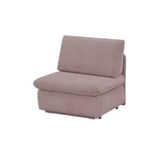 Sofa.de Schlafsessel Etta Stoff 88 x 88 x 96 cm Rosa/Pink mit Schlaffunktion