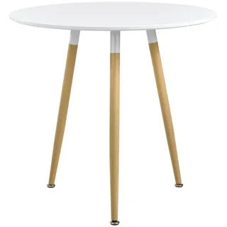 [en.casa] Camille Ø 80 cm weiß