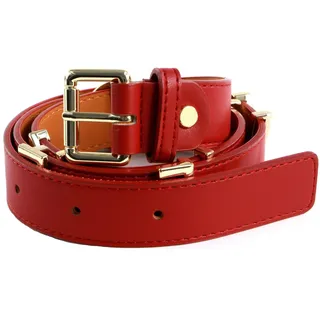Valentino Gürtel Emma Winter Belt W105 Rosso rot kürzbar - 105