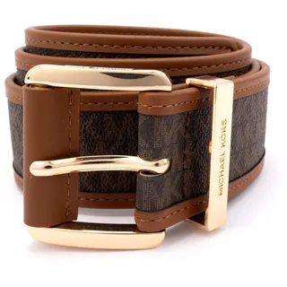 Michael Kors Damen 4,4 cm Logo-Gürtel mit Ösen, stilvolles Mode-Accessoire für den täglichen Gebrauch, Gepäck, X-Small - XS