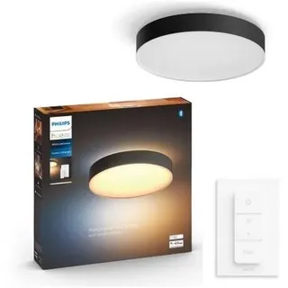 Philips - LED-dimmbare Deckenleuchte Hue ENRAVE L LED/33,5W/230V + Dimmschalter - Schwarz