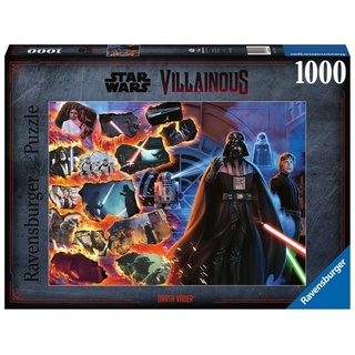 Ravensburger Puzzle 17339 Star Wars Villainous Darth Vader, 1000 Puzzleteile, Made in Germany bunt