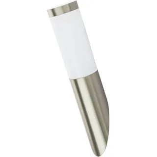 ETC Shop Außenwandleuchte Edelstahl 40,0 cm inkl. RGB LED Leuchtmittel silber