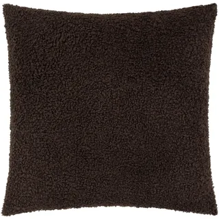 Yard Cabu Kissenbezug – Weicher, grober, strukturierter skandinavischer Bouclé-Bezug (Schokolade – 45x45cm)