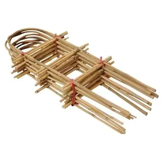 Dixiestore Rankgitter Bambus Set 10 Stück Länge 45 cm - Tomaten Rankhilfe Gurken - Rankhilfen für Kletterpflanzen Gurken Rankhilfe Tomaten - Rankenhilfe für Pflanzen Topf U-Shape