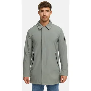 Indicode Trenchcoat Herren INRoute Softshell Mantel Herrenmantel Stylischer Herren Mantel blau M (46)
