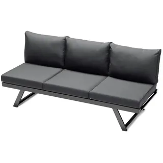 Sieger Loungeliege   , grau , Maße (cm): B: 80 H: 89