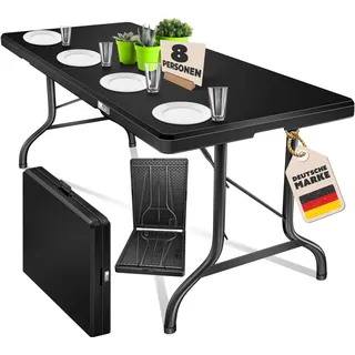 Kesser Buffettisch klappbar 183 x 76 x 74 cm Schwarz