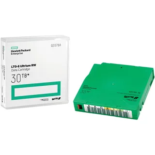 HP HPE LTO-8 Ultrium 30tb RW Non Custom Labeled Library Pack - Storage Library Cartridge Magazine