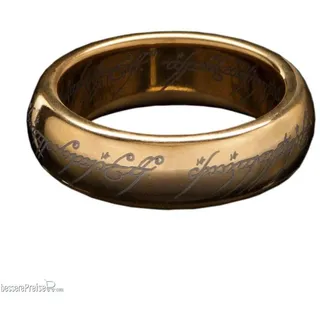 Weta Workshop WETA86-30-01233 - Herr der Ringe Wolfram-Ring Der Eine Ring (vergoldet) Größe 12