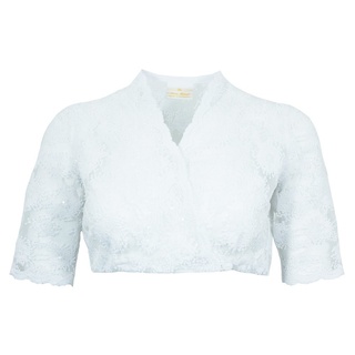 Pierre Marcel Die Bluse Dirndlbluse Pierre Marcel Damen Halbarm Spitzen Dirndlbluse Be weiß 40