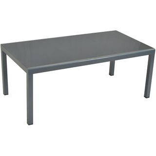 Merxx Tisch 190 x 100 cm, Aluminium, silber/grau