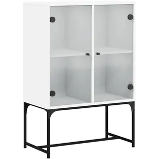 vidaXL Beistellschrank 69 x 100 x 37 cm Weiß