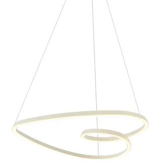 Qazqa Skandinavische Hängelampe Beige 72cm Inkl. Led