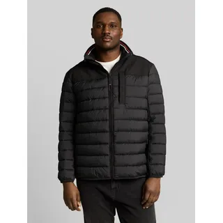TOM TAILOR PLUS Winterjacke Jacken Plus Size - Hybrid Steppweste mit Stehkragen schwarz XXL (58/60)