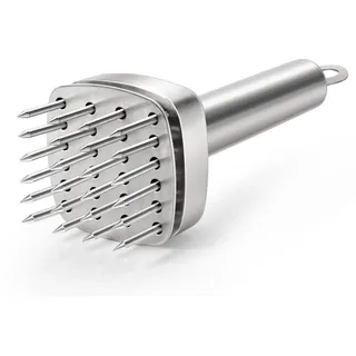 Aliglow 304 Edelstahl Fleischklopfer Nadel Fleisch Hammer Hammer Werkzeug Pounder Zum Zartmachen und Schlagen von Steak, Rindfleisch, Schweinefleisch, Huhn, BBQ und Geflügel