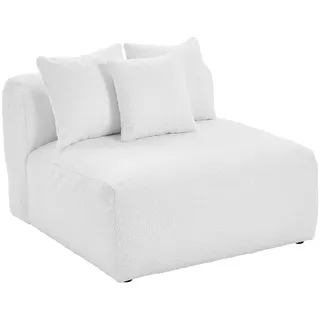 Livetastic Sofaelement Bloom, Weiß, Textil, 2-Sitzer, 100x70x122 cm, Made in EU, erweiterbar, Rücken echt, individuell planbar, Wohnzimmer, Sofas & Couches, Sofas, Modulsofas