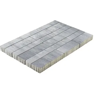 EHL Pflasterstein Tala Kombi  (125 x 83 x 8 cm, Weiß-Anthrazit, Beton, Gesamtstückzahl: 18 Stk.)