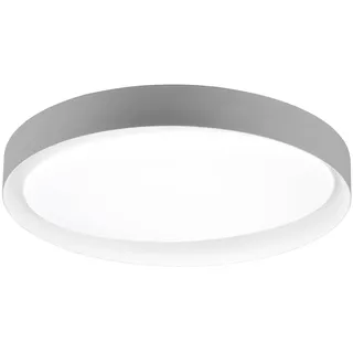Trio Zeta 1 LED rund grau, weiß
