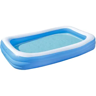 Baroni Home Aufblasbarer Oberirdischer Gartenpool, Pool für Erwachsene und Kinder, Terrassenpool, Rechteckig, 260x160x60 cm