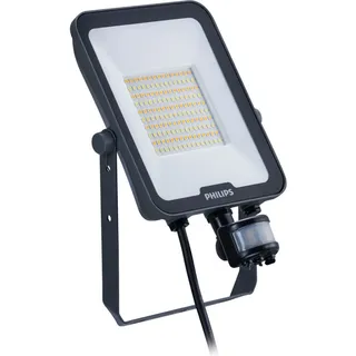 Philips Außenstrahler LED schwarz 50W mit Bewegungsmelder 6000 lm IP65