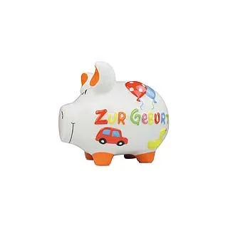 KCG Spardose Schwein klein creme 100867/10027119 Zur Geburt